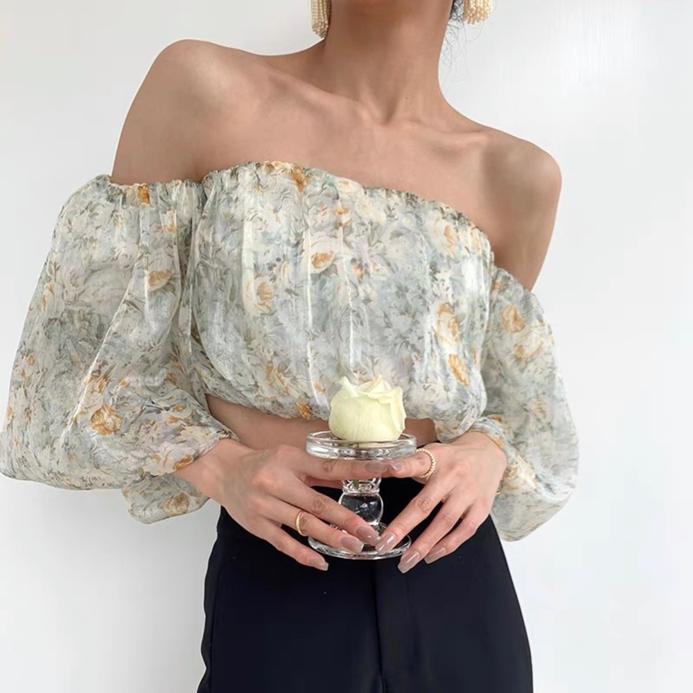 Floral crop top